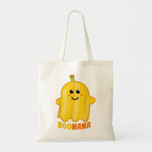 Boonana Banana Ghost Funny Scary Cute Halloween Co Tote Bag