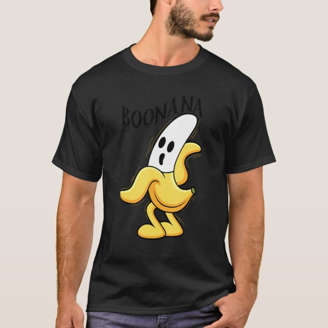 Boonana Banana Halloween Creepy Banana Costume Clo T-Shirt (Front)