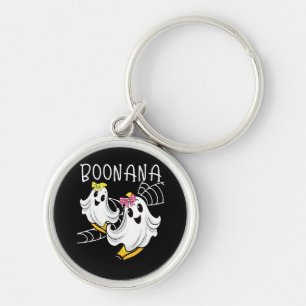 Boonana Cute Ghost Banana Halloween Key Ring