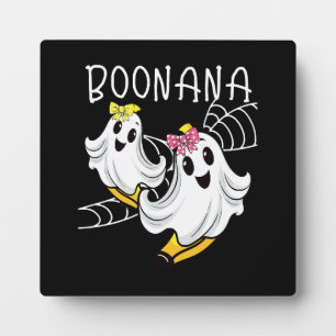 Boonana Cute Ghost Banana Halloween Plaque