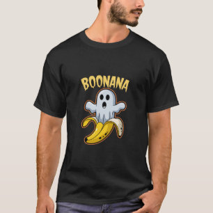 Boonana Cute Ghost Banana Halloween T-Shirt