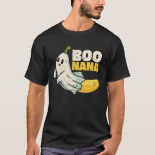Boonana Cute ghost banana Halloween T-Shirt