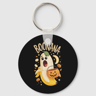 Boonana Cute Ghost Nana Halloween Costume Men Wome Key Ring