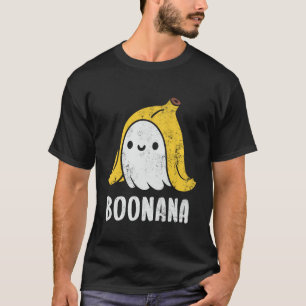 Boonana Funny Cute Ghost Banana Halloween Costume T-Shirt