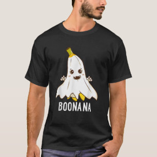 Boonana Funny Spooky Banana Ghost Food Halloween C T-Shirt