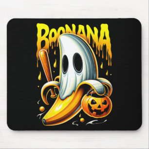 Boonana Ghost Nana Funny Halloween Costume Art Mouse Mat