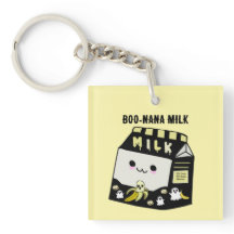 Boonana Milk Double-sided Acrylic Keychain