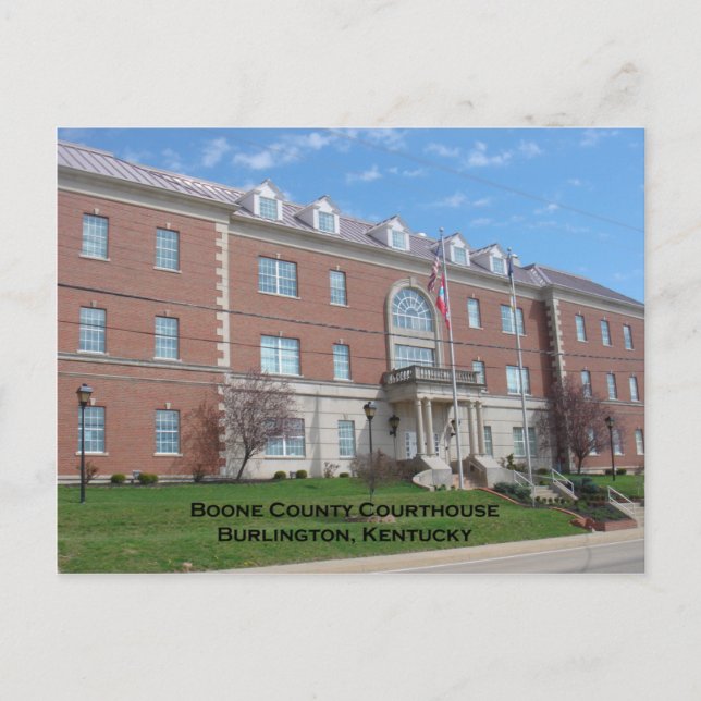 Boone County Courthouse Postcard (Front)