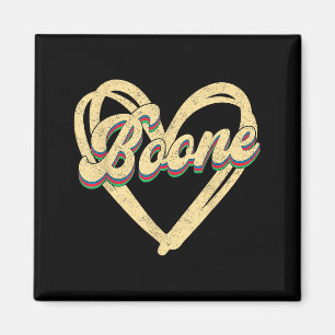 Boone Family Name I Love Boone D Vintage Magnet