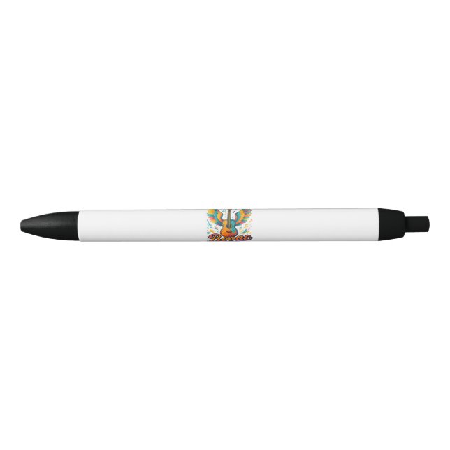Boone Guitar Black Ink Pen (Front)