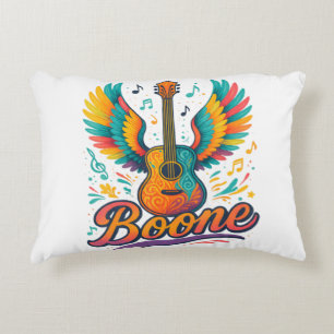 Boone Guitar Decorative Cushion
