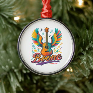 Boone Guitar Metal Tree Decoration
