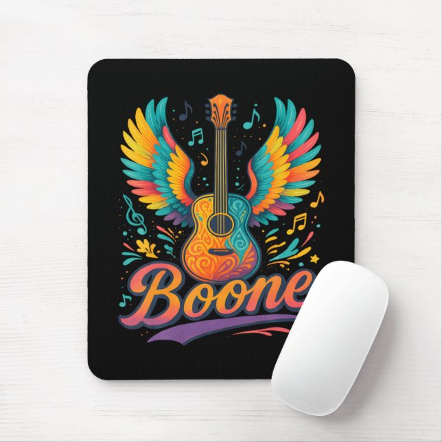 Boone Guitar Mouse Mat (With Mouse)