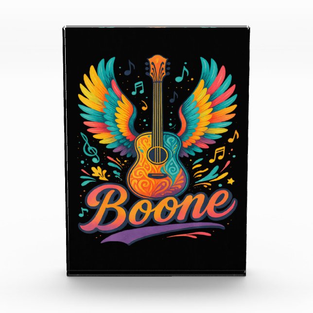 Boone Guitar Photo Block (Front)