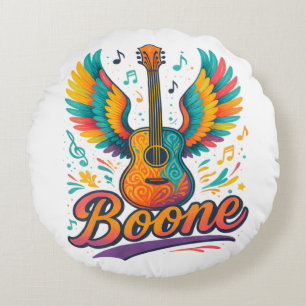 Boone Guitar Round Cushion