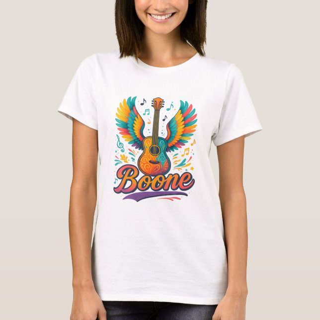 Boone Guitar T-Shirt (Front)
