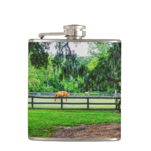 Boone Hall Stables Hip Flask