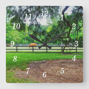 Boone Hall Stables Wall Clock