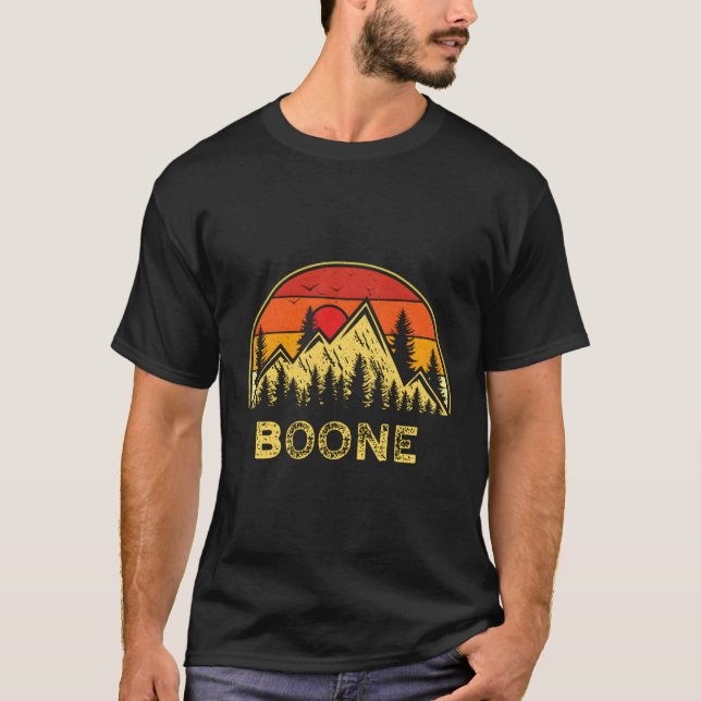 Boone North Carolina Nc Mountains Hiking T-Shirt (Front)