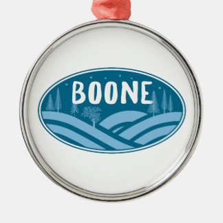 Boone North Carolina Outdoors Metal Tree Decoration