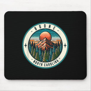 Boone North Carolina Skiing Snowboarding Family Tr Mouse Mat