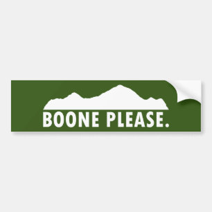  Boone Please Bumper Sticker