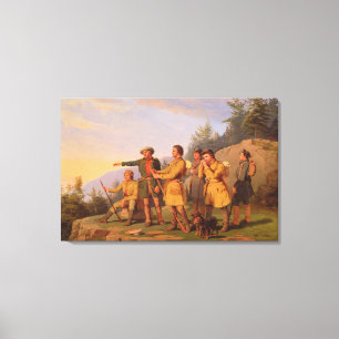 Boone's First View of Kentucky Canvas Print