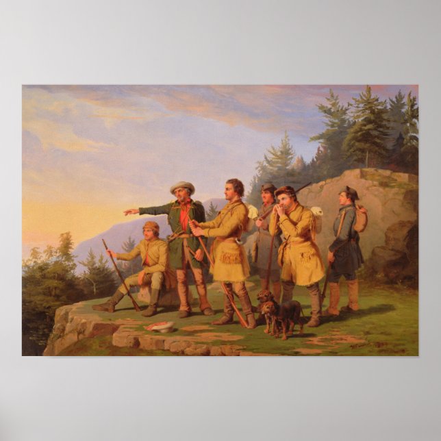 Boone's First View of Kentucky Poster (Front)