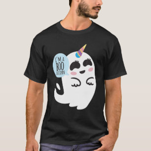 Boonicorn Boo Ghost Unicorn Cute Funny Halloween C T-Shirt