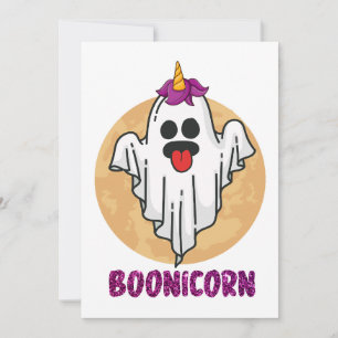  Boonicorn    Halloween  Invitation