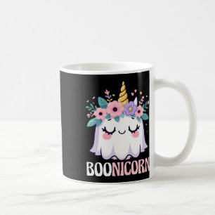 Boonicorn Unicorn Ghost Halloween Men Women Kids Coffee Mug