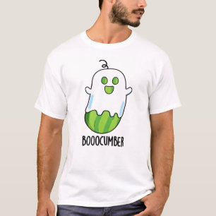 Booocumber Funny Ghost Cucumber Pun  T-Shirt