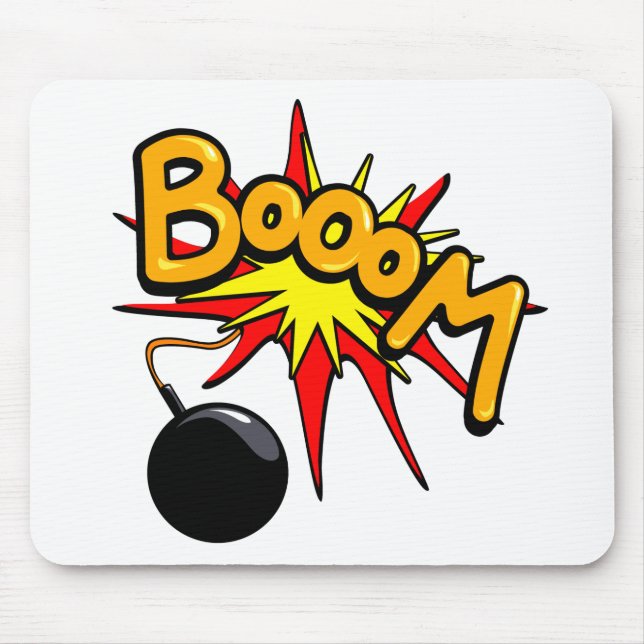 Booom! Mouse Mat (Front)