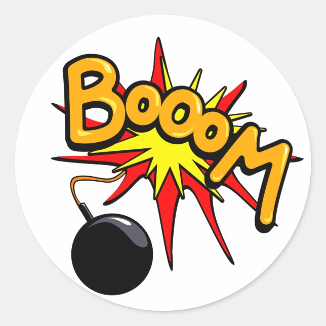 Booom! Sticker (Front)