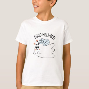 Booomble Bee Funny Ghost Bee Pun  T-Shirt
