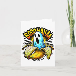 Booonana Ghost Nana Halloween Card