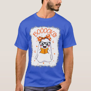Booooks! Cute Ghost Reading Library Books Hallowee T-Shirt