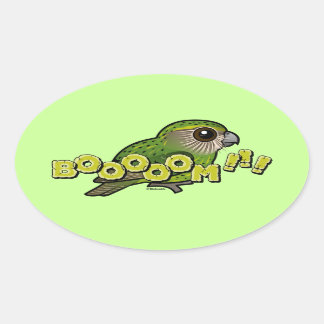 BOOOOM! OVAL STICKER