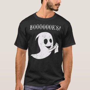 Booooooks Funny Teacher Halloween T-Shirt