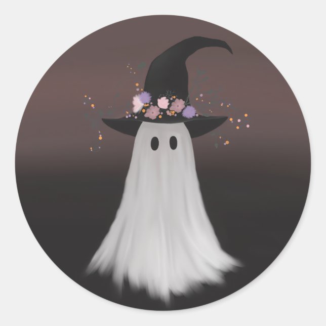 BoOoOoOoOo Classic Round Sticker (Front)