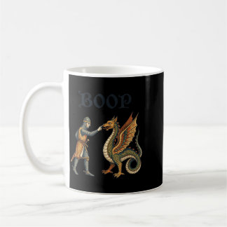 Boop Dragon Mediaeval Knight Renaissance Fayre Men Coffee Mug