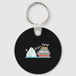 Boop Funny Titanic And Iceberg Pun Joke Meme Boys  Key Ring