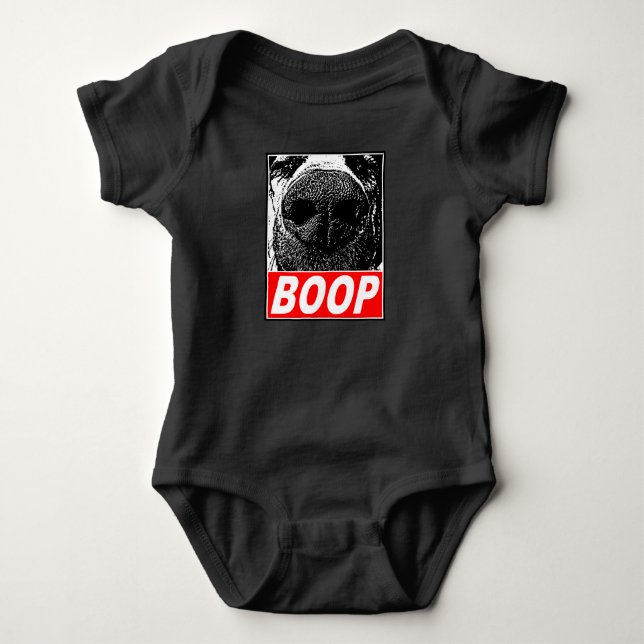 Boop Nose Baby Bodysuit (Front)