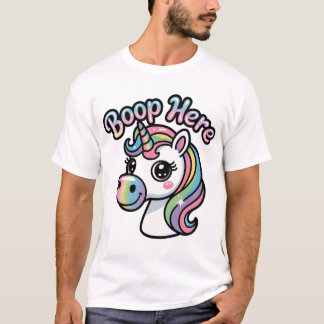Boop the Rainbow – Unicorn Edition T-Shirt
