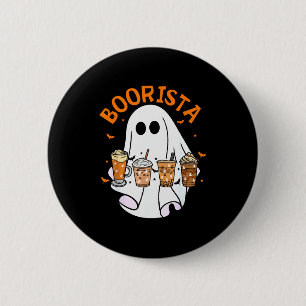 Boorista Barista Ghost Coffee Halloween Soky Seaso 6 Cm Round Badge