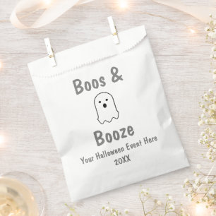 Boos and Booze Halloween Favour Bags