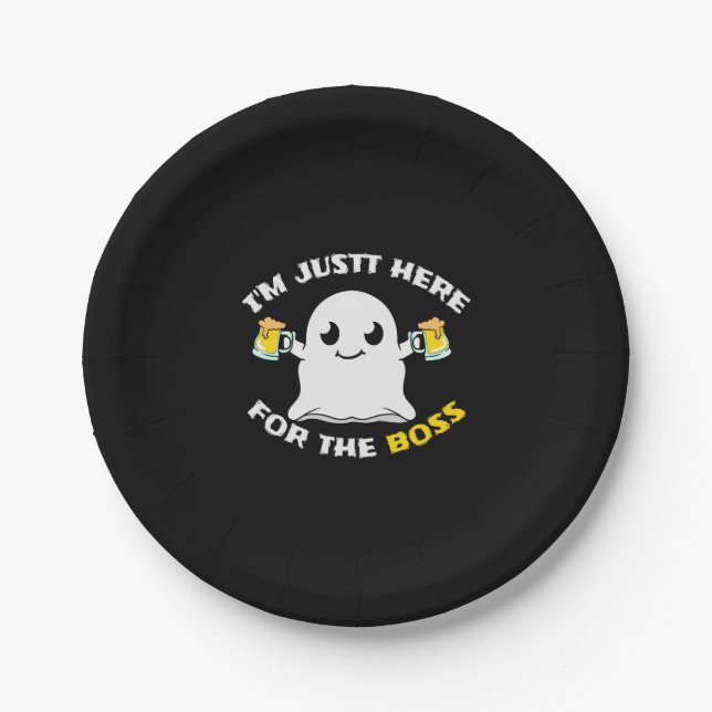 Boos Beer Halloween Halloween Paper Plate (Front)