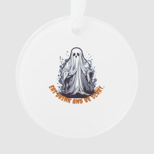 Boos Give Me Chocolate Ornament (Front)