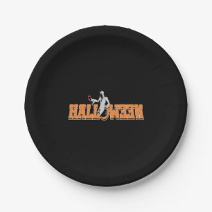 boos halloween paper plate