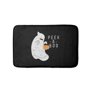 Boos Pumpkin Halloween a Halloween Bath Mat